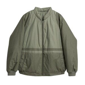 Greitt (Germany) Poplin Weave Paneled Mao Collar Bomber Army : L